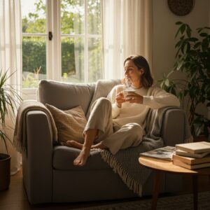 relaxed posture seated - Relaxation and Clarity