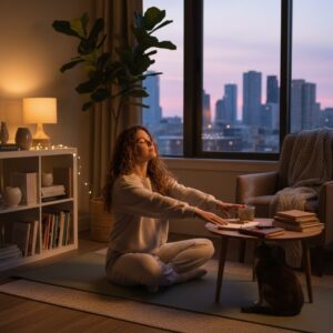 evening calm routine